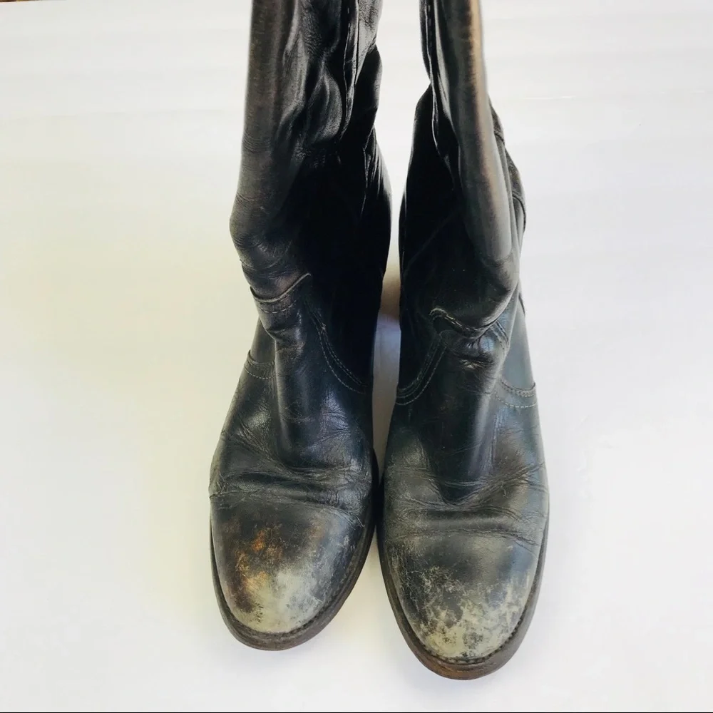 Frye Tall Rustic Riding Boots - Picture 3 of 6